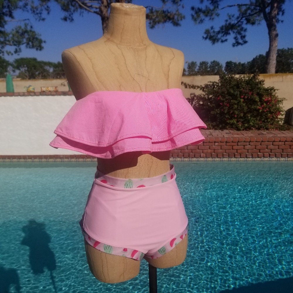 NWT Lolli Swim Top/Swim Skirt CoverUp